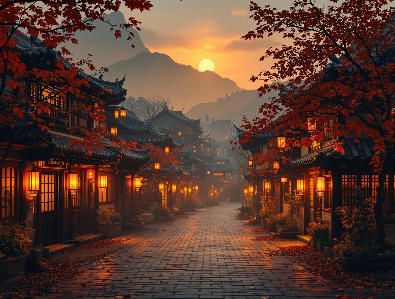 韩剧短剧线上看品牌故事 - 温暖的小镇乡村景象